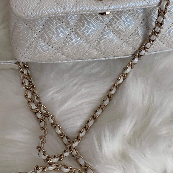 ❌❌Sold❌❌Extra Mini Coco Handle Iridescentwhite - Picture 14 of 16